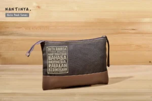 Nantinya_Abelia Pouch Kanvas_Kayu