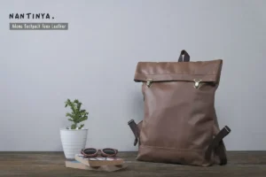 Nantinya_Adana Backpack Faux Leather_Front