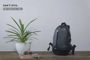 Nantinya_Addis Backpack Faux Leather_Front